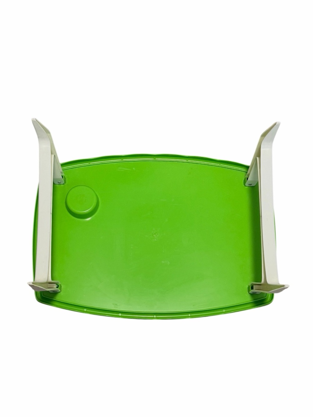 Vintage 70’s Blisscraft of Hollywood “Happy Time Tray” In Lime Green - Picture 11 of 16
